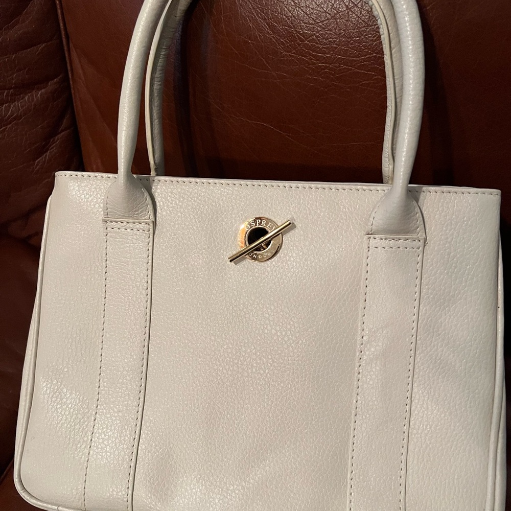 Elegant Osprey Cream Handbag